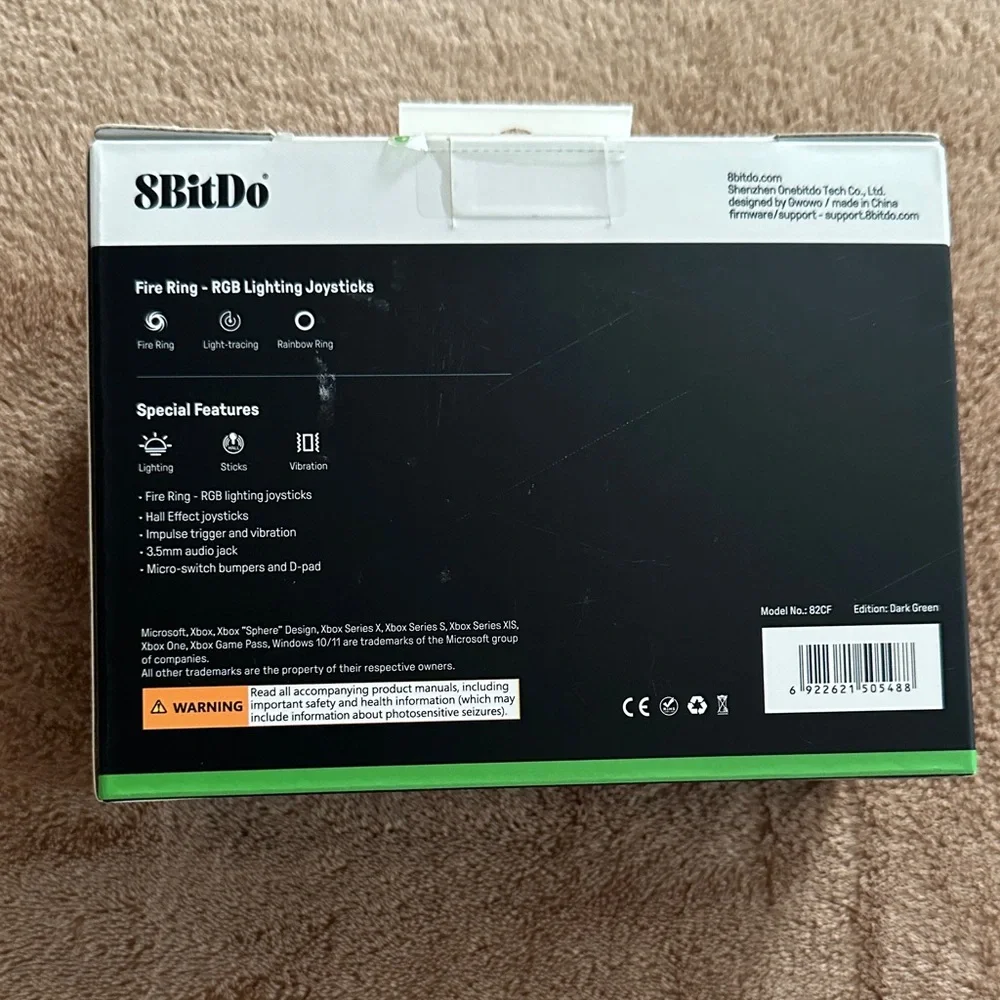 Wired Controller for Xbox - Black and Green